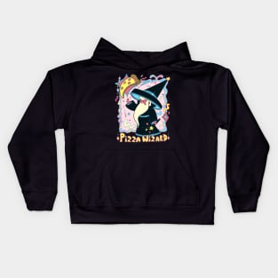 Pizza Wizard party Kids Hoodie